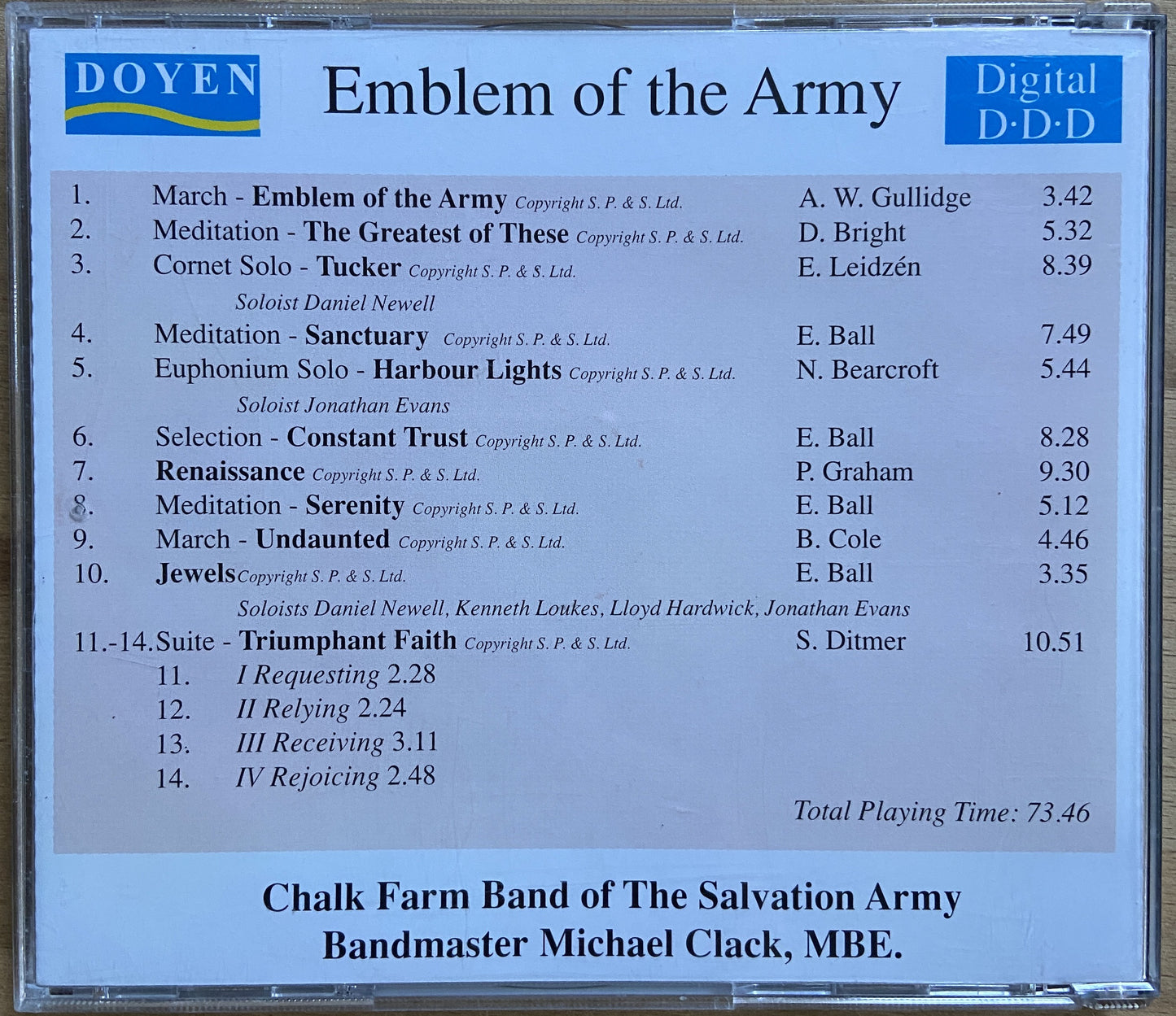 Emblem of the Army - Chalk Farm Band of the Salvation Army
