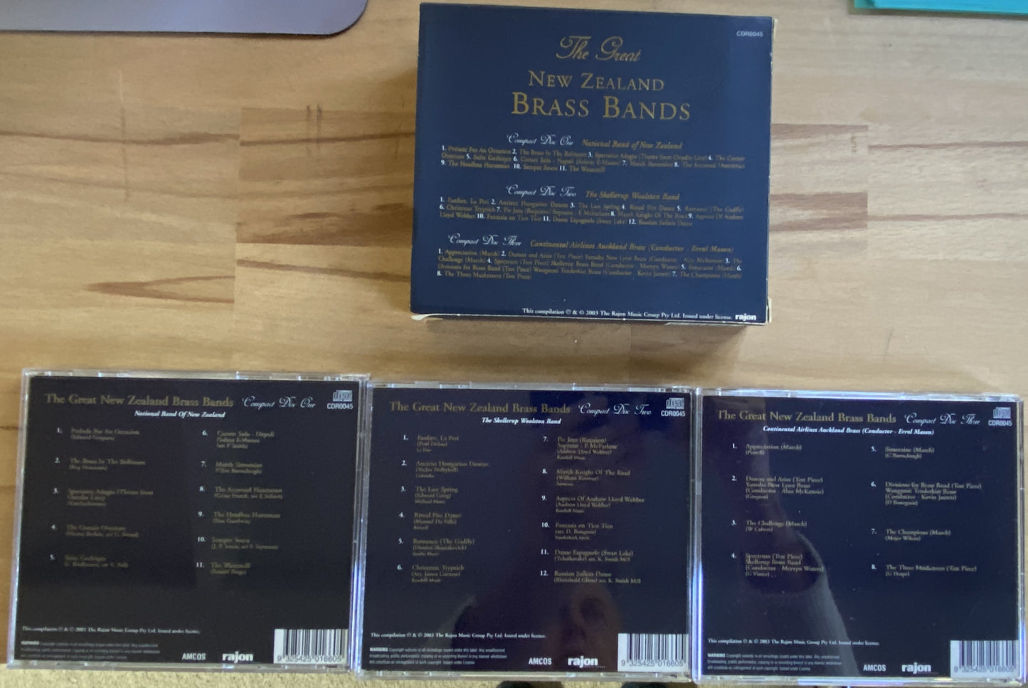 Great New Zealand Brass Bands - 3 CD Box Set