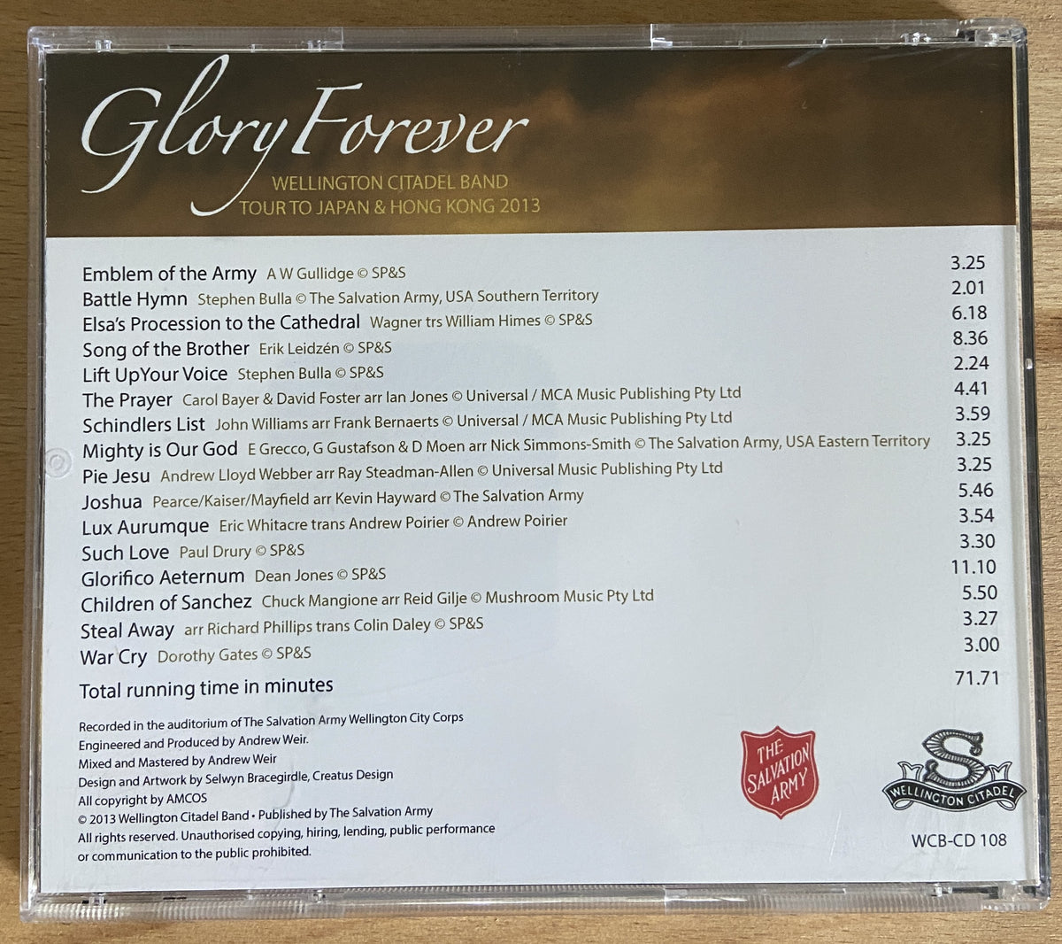 Glory Forever - Wellington Citadel Band (The Salvation Army)