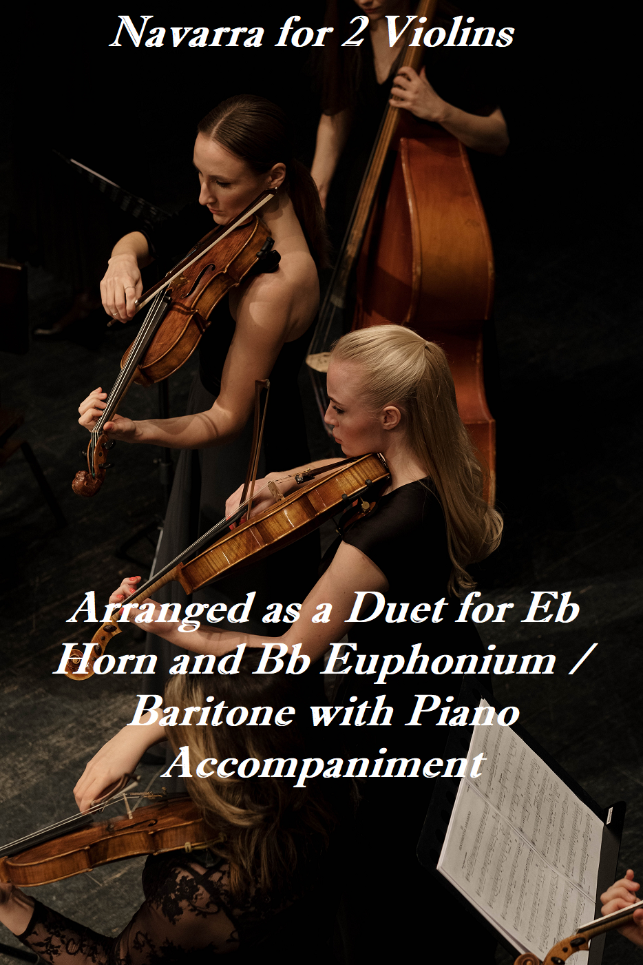 Navarra - Duet for 2 Violins - arr. for Eb Horn and Euph/Baritone