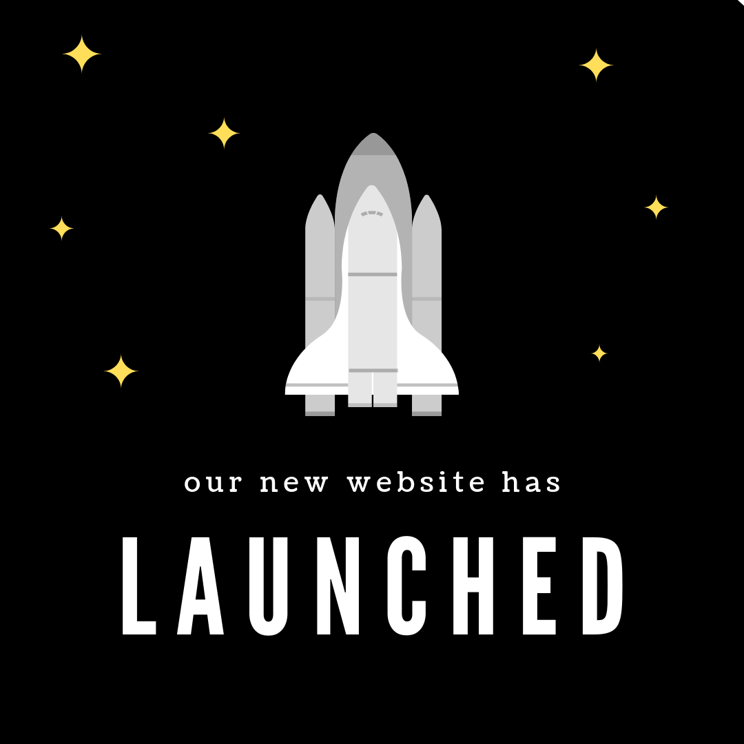 Hurrah! We have a new website!
