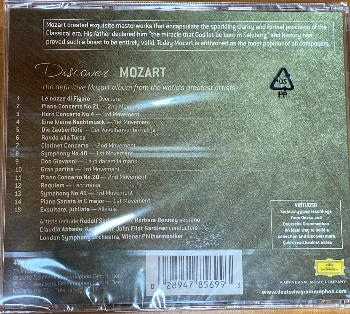 Discover Mozart - Deutsche Grammophon