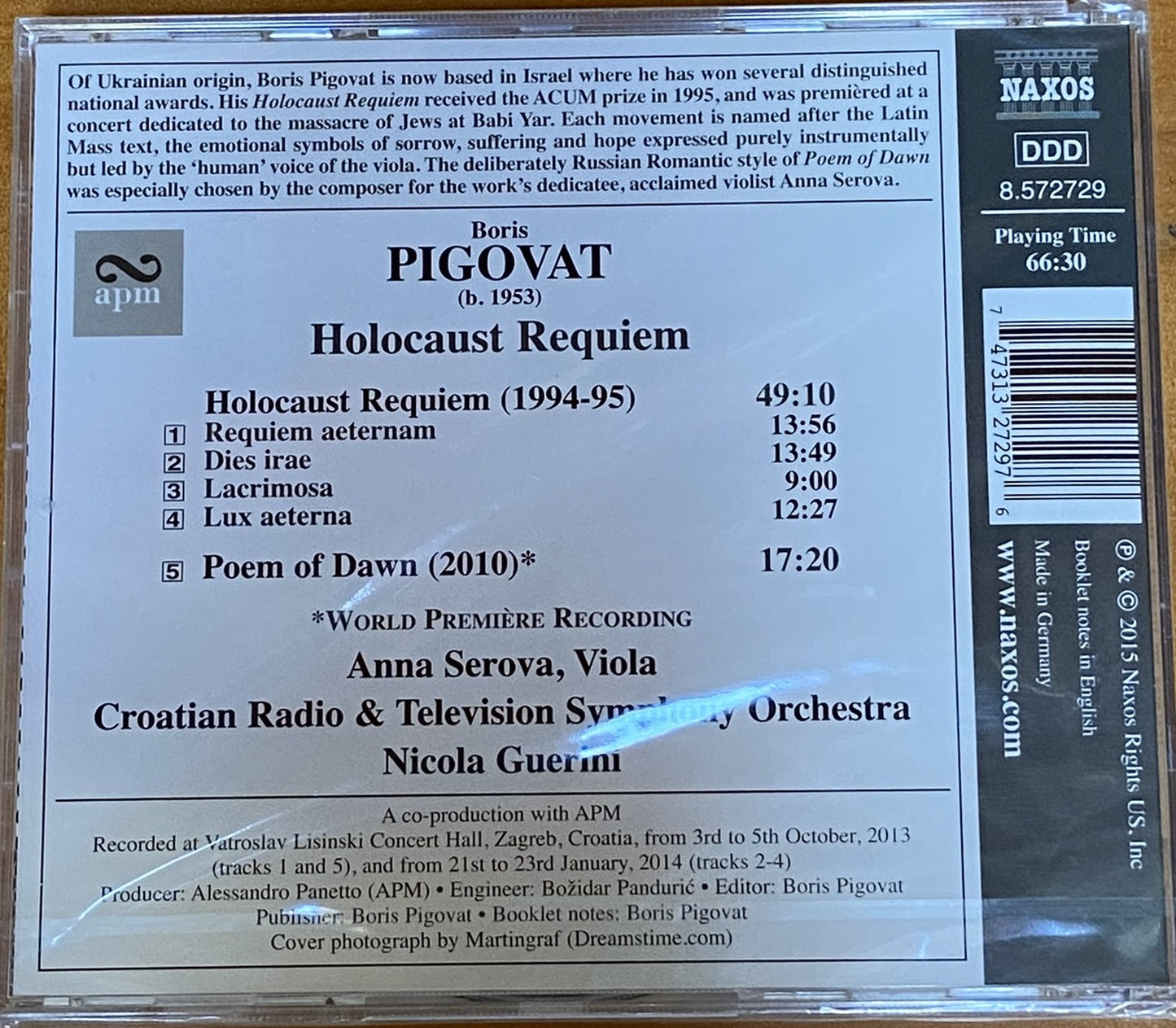 PIGOVAT : Requiem, "The Holocaust" / Poem of Dawn