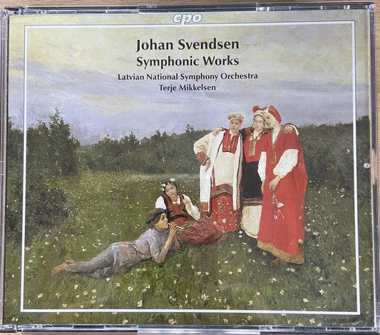 CD cover art featuring a painting with people in traditional attire, indicative of a classical symphonic orchestra theme.