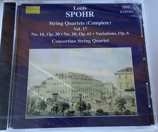 SPOHR, L : String Quartets (Complete), Vol. 17 - Nos. 10 and 18