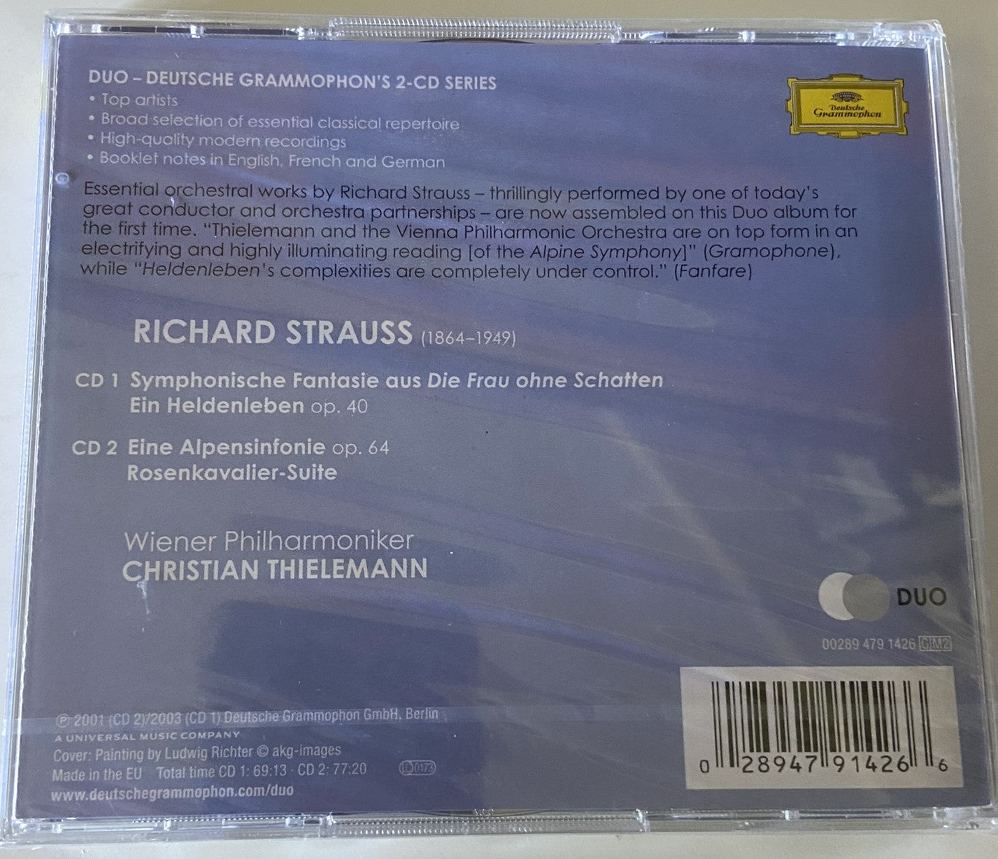 STRAUSS Heldenleben, Alpensinfonie / Thielemann - Deutsche Grammophon (Double CD)