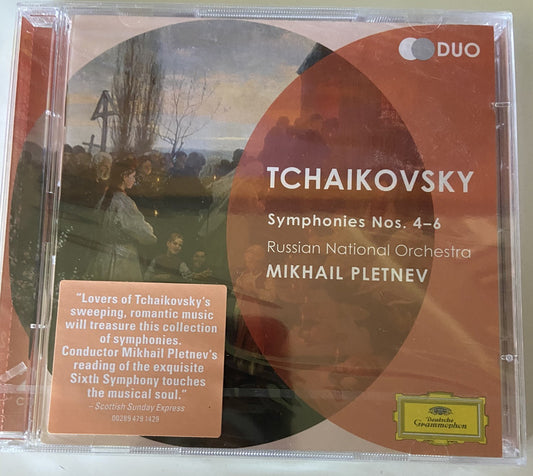TCHAIKOVSKY Symphonies Nos. 4 - 6 / Pletnev - Deutsche Grammophon (Double CD)