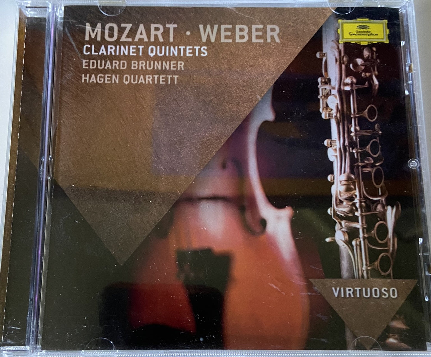 CLARINET QUINTETS / Mozart, Weber / Hagen Quartett - Deutsche Grammophon