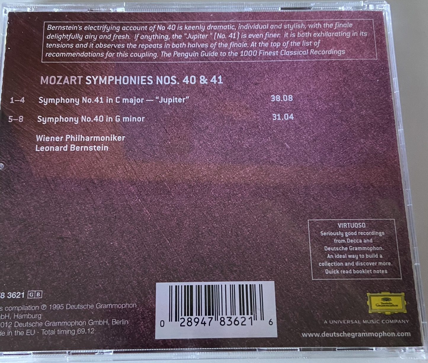 MOZART Symphonies Nos. 40 & 41 - Deutsche Grammophon