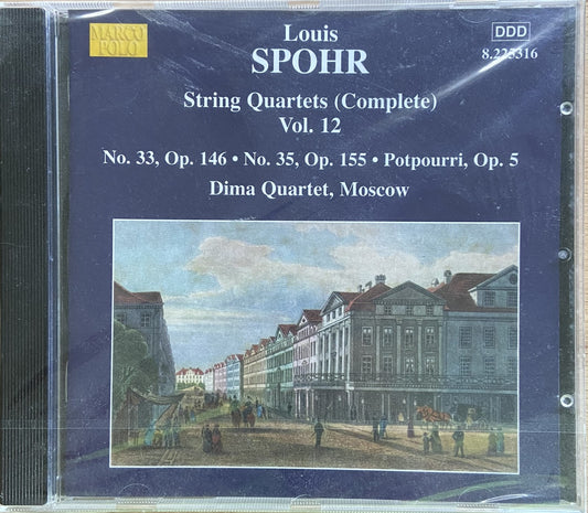 SPOHR, L : String Quartets (Complete), Vol. 12 - Nos. 33 and 35