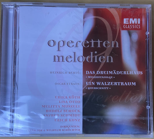Operetten Melodien: Heinrich Berté "Das Dreimäderlhaus", Oscar Strauss (CD, EMI)