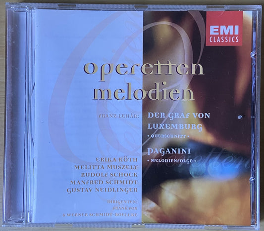Lehar Der Graf Von Luxemburg Paganini (EMI Classics CD)