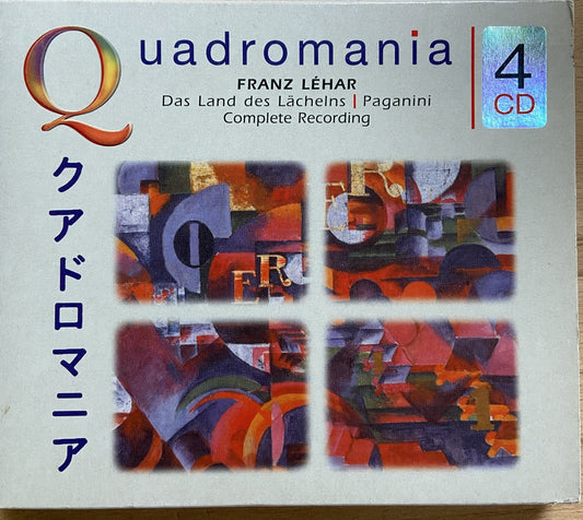 Quadromania - Franz Lehar Das Land Des Lachelns / Paganini - 4 CD Box set