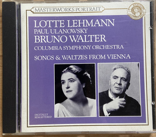 Lotte Lehmann & Bruno Walter - Songs & Waltzes from Vienna