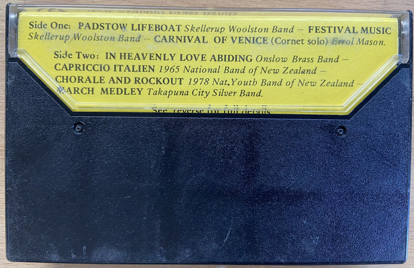 100 years of NZ Brass Bands Cassette