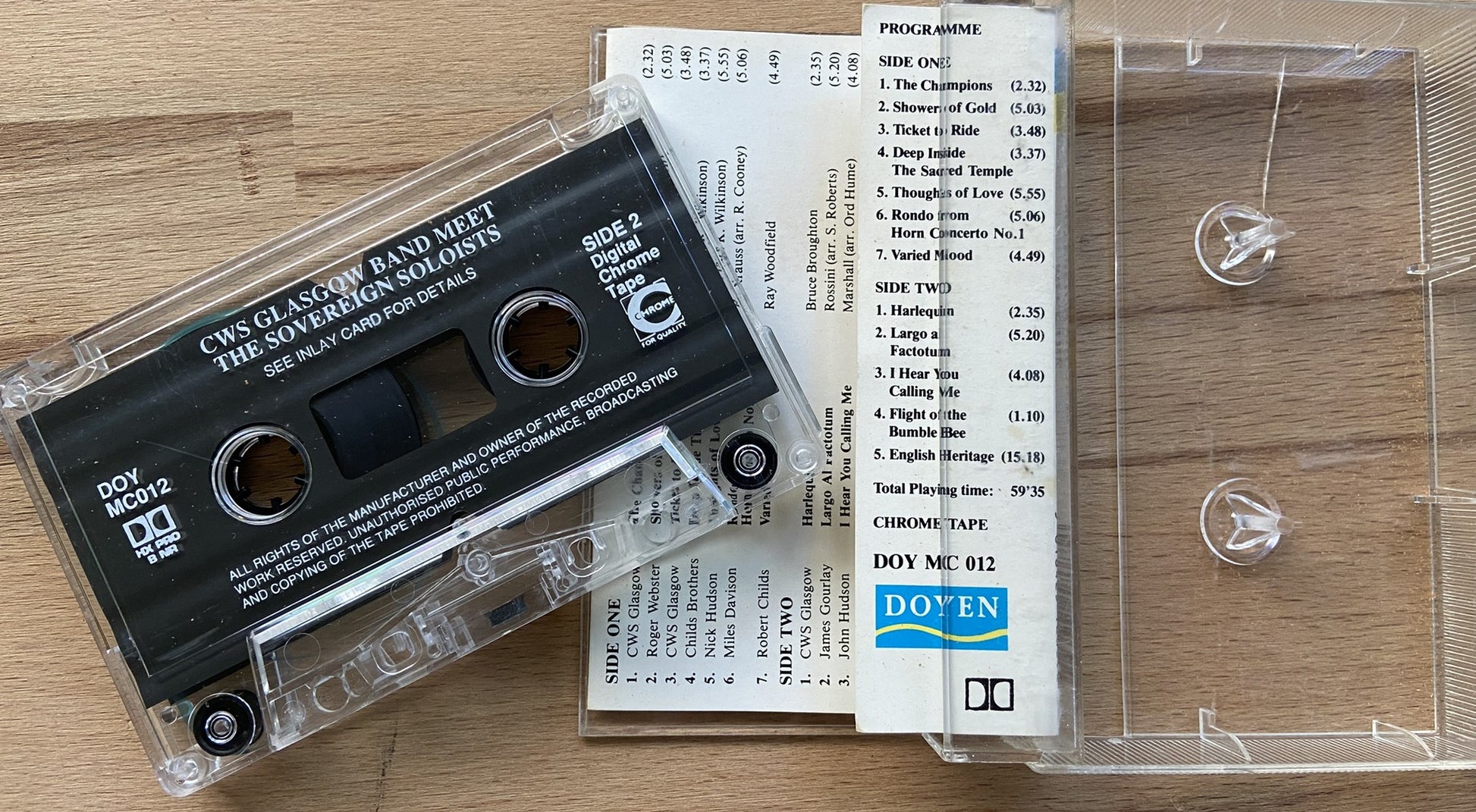 CWS Glasgow Band meet Sovereign Soloists - Cassette
