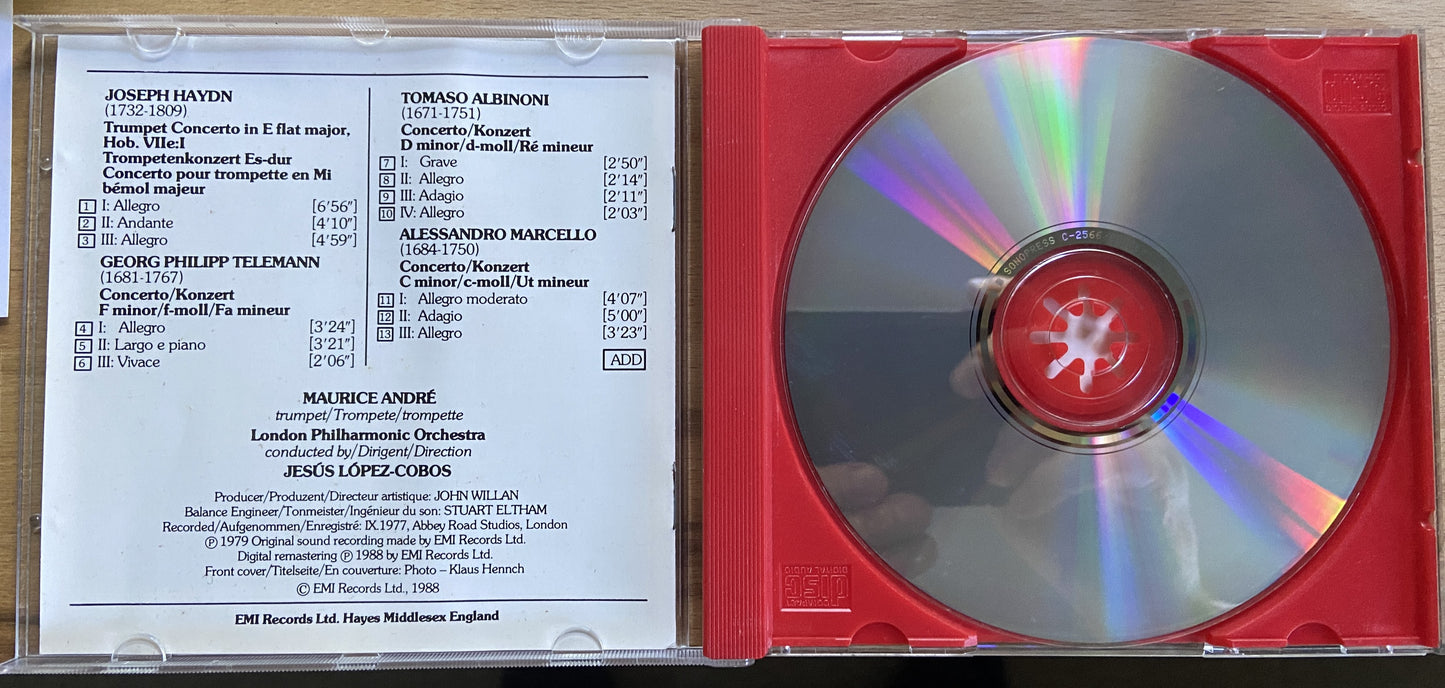 Maurice Andre - Trumpet Concertos