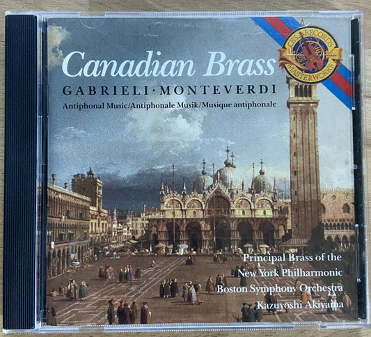 Gabrieli, Monteverdi: Antiphonal Music by Canadian Brass (CD, CBS Masterworks)