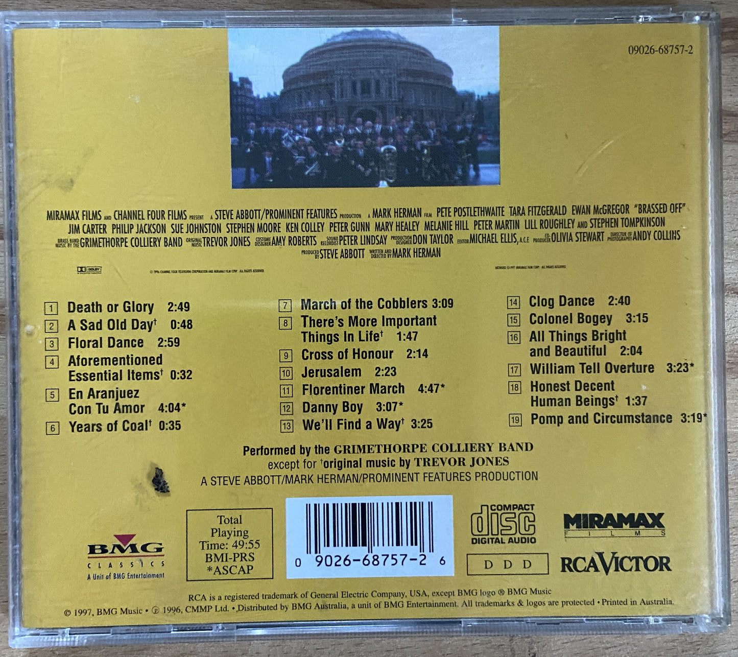 Brassed Off! - Soundtrack from the 1997 Movie - Grimethorpe Colliery Band