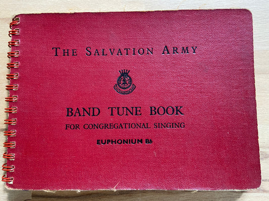 Vintage 1928 Salvation Army Band Tune Book- Euphonium Bb
