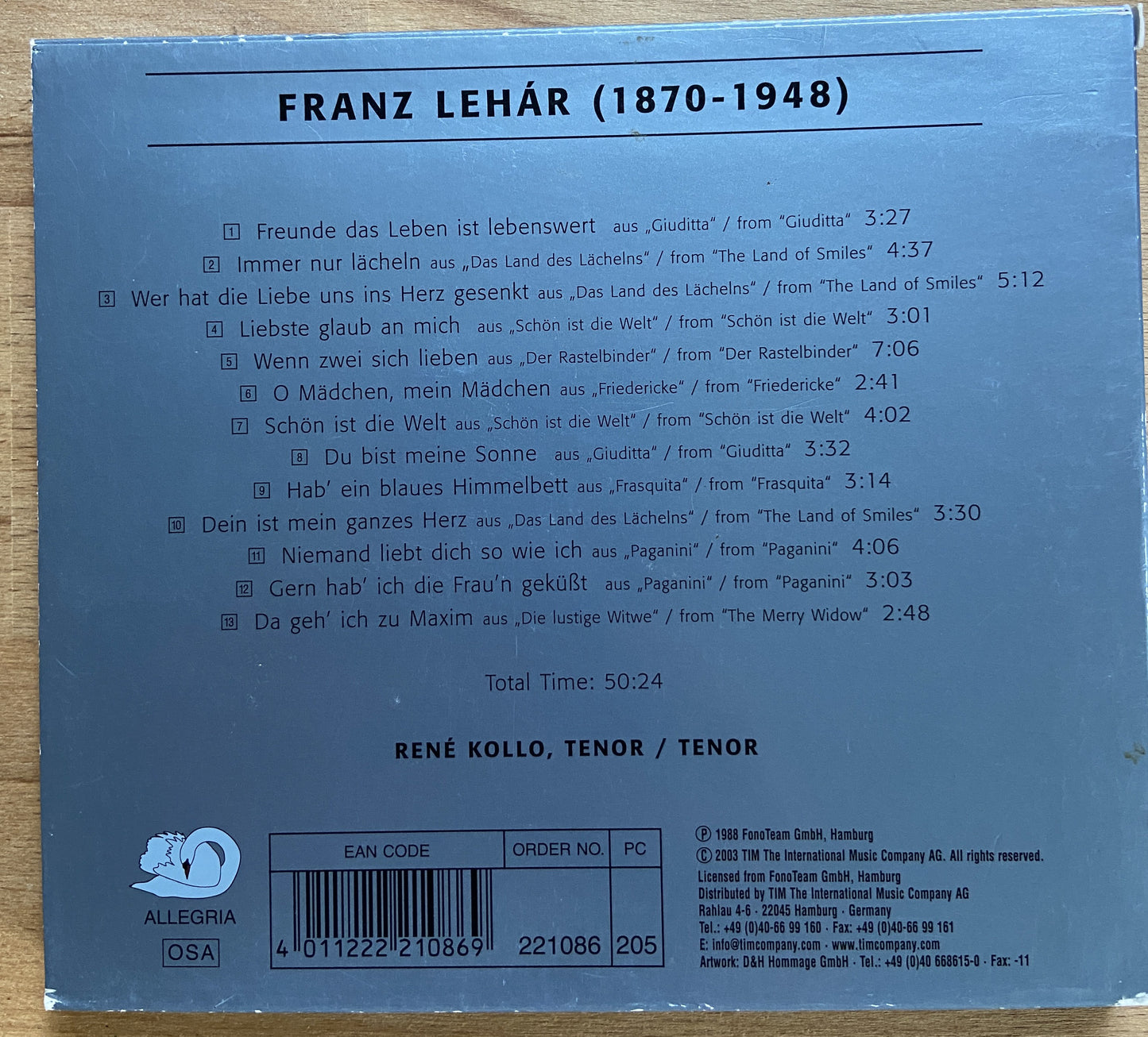 Lehar - Freunde, Das Leben Ist Lebenswert