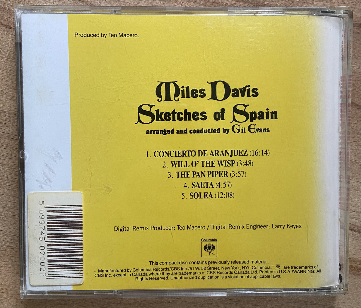 Sketches of Spain - Miles Davis
