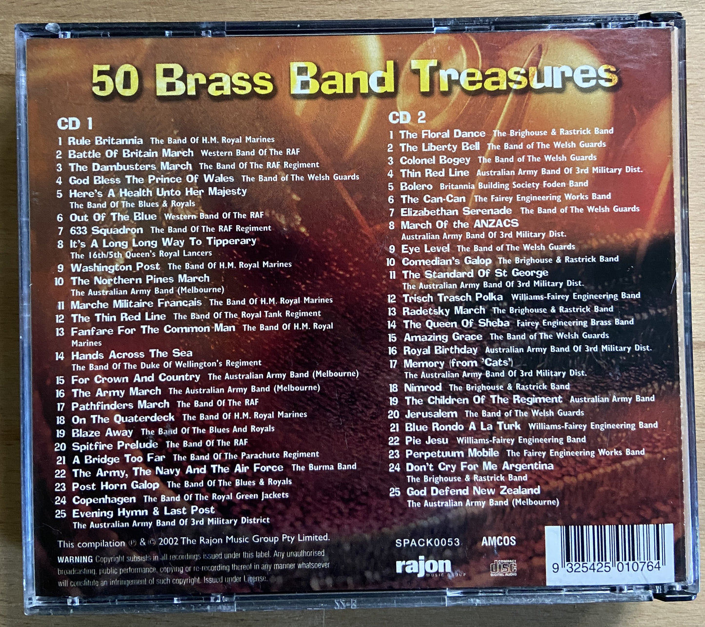 50 Brass Band Treasures - Double CD Box Set