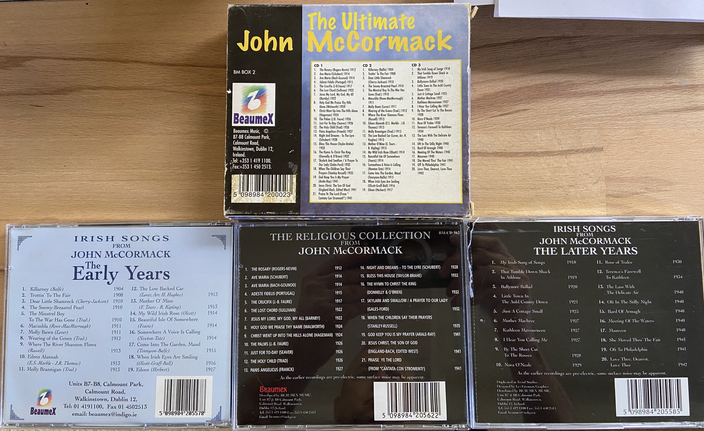 The Ultimate John McCormack - Triple CD Box Set