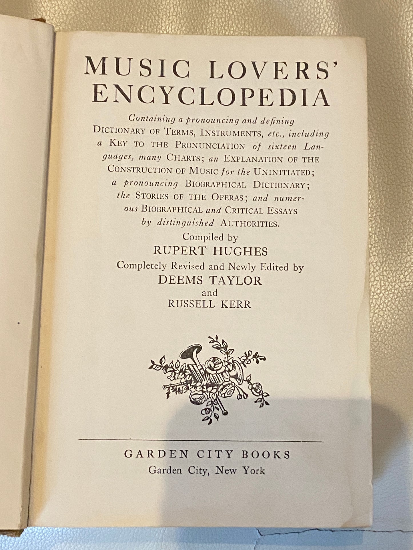 Music Lovers Encyclopedia - 1950 edition