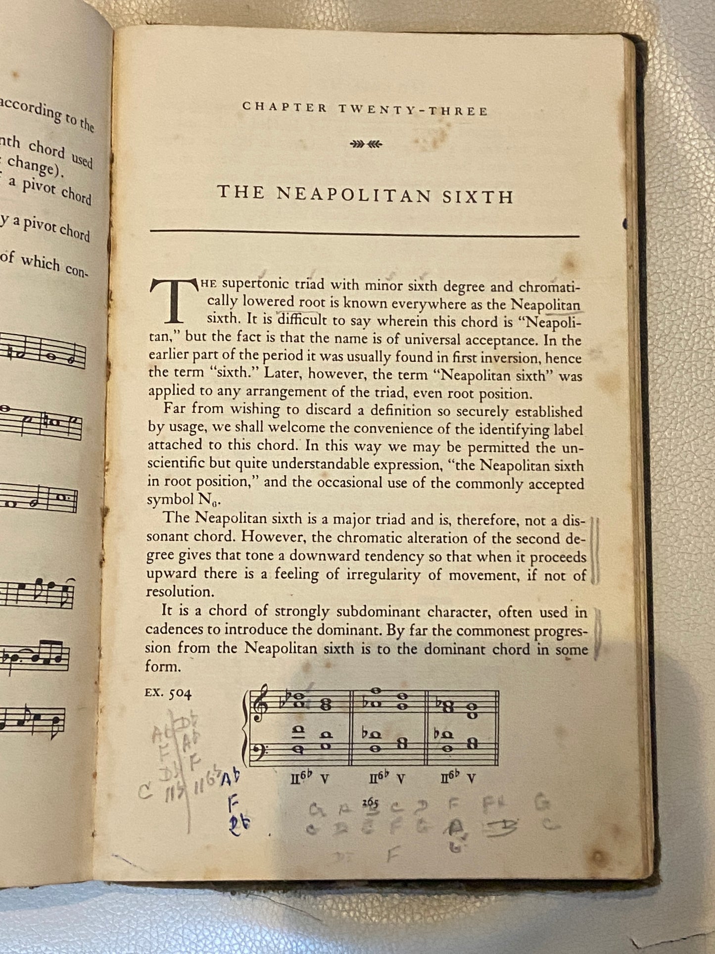 Harmony - Walter Piston - 1948 edition with historically significant entries