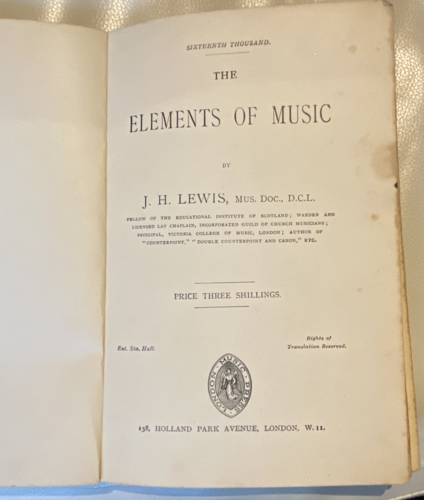 The Elements of Music