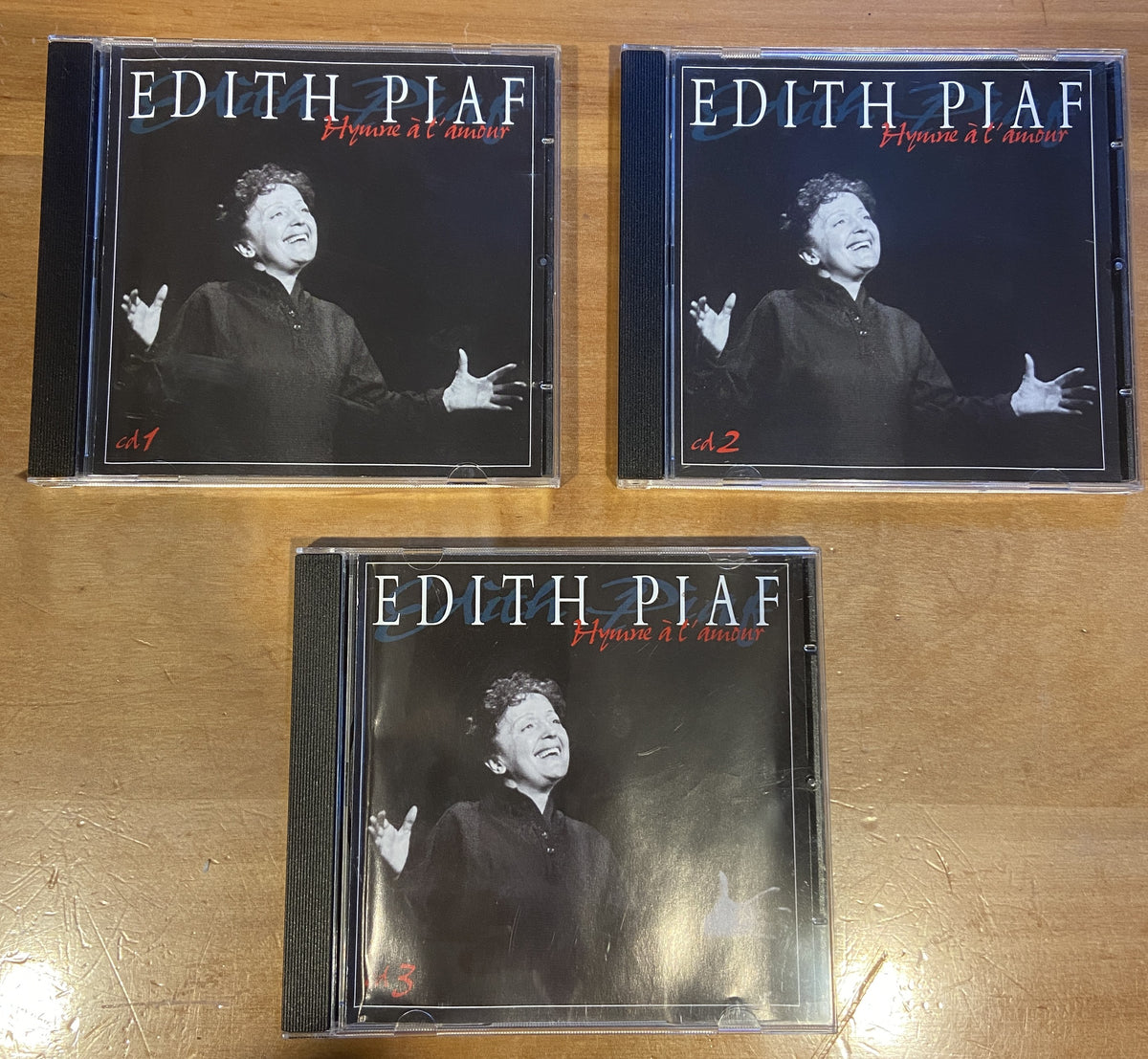 Edith Piaf – Hymne à l'amour -3 CD Set