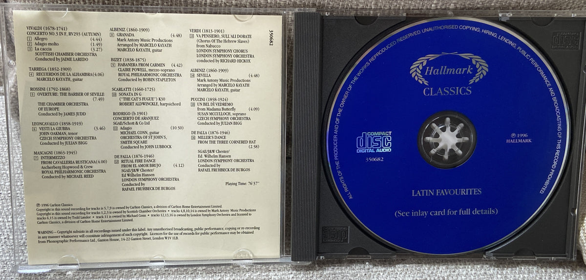 Latin Favourites