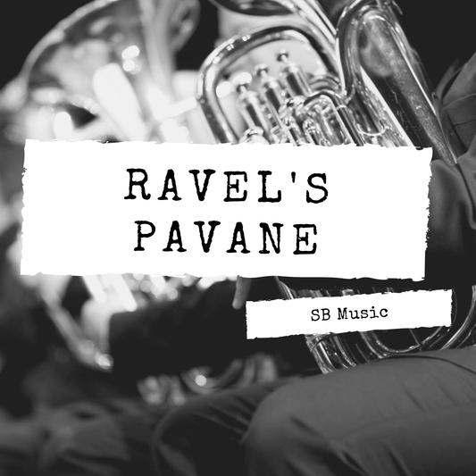 Ravel's Pavane - Quartet for any combination of baritones, euphoniums, tuba or trombone - Steven Booth 